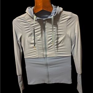 Women's Lululemon defined reversible BlueZip-Up Hoodie Jacket size 6